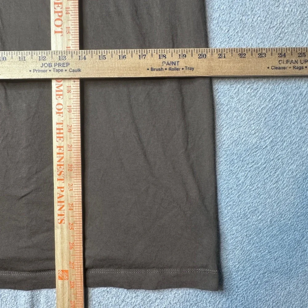 The North Face T-Shirt Mens L Brown Box Logo Short Sleeve Circular Design Cotton